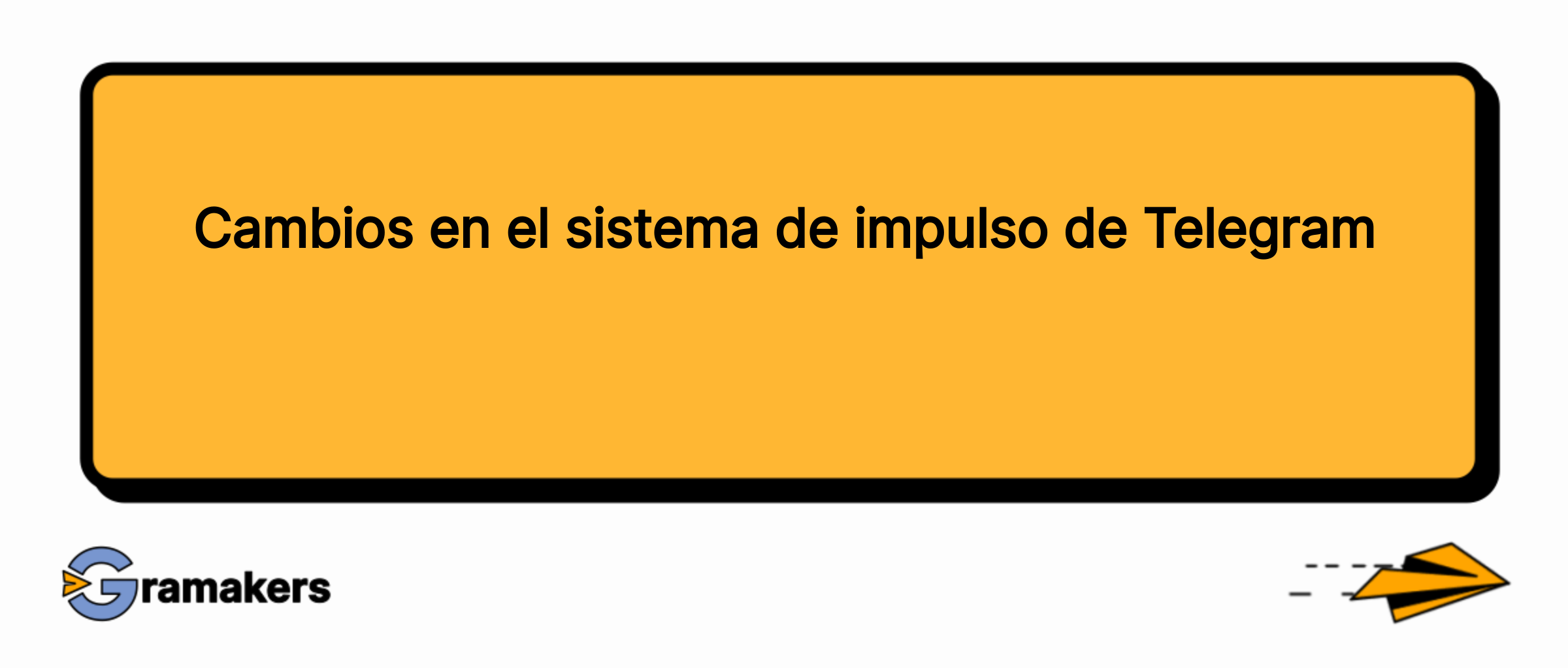 Cambios en el sistema de impulso de Telegram