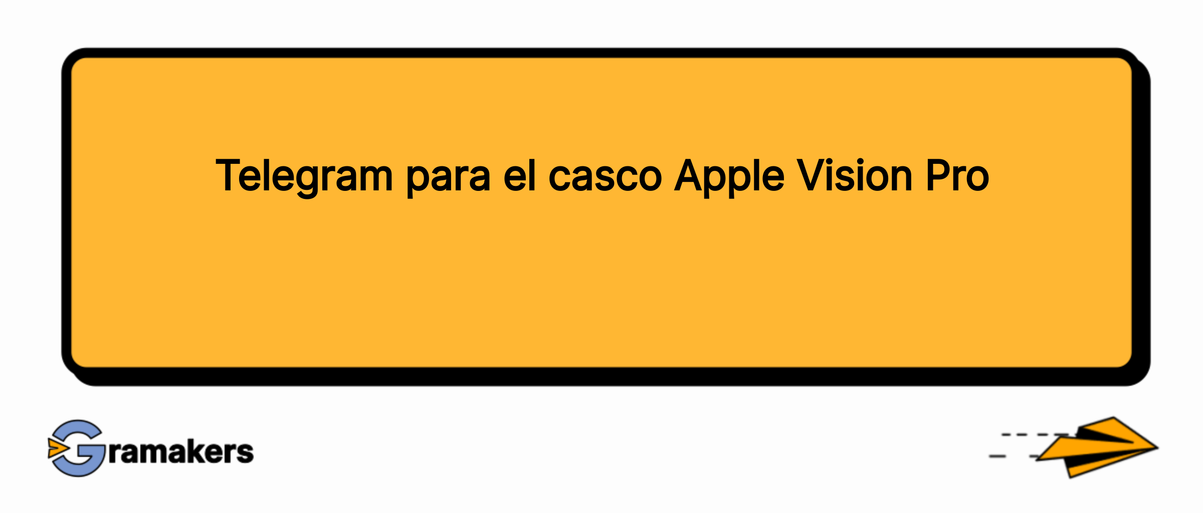 Telegram para el casco Apple Vision Pro