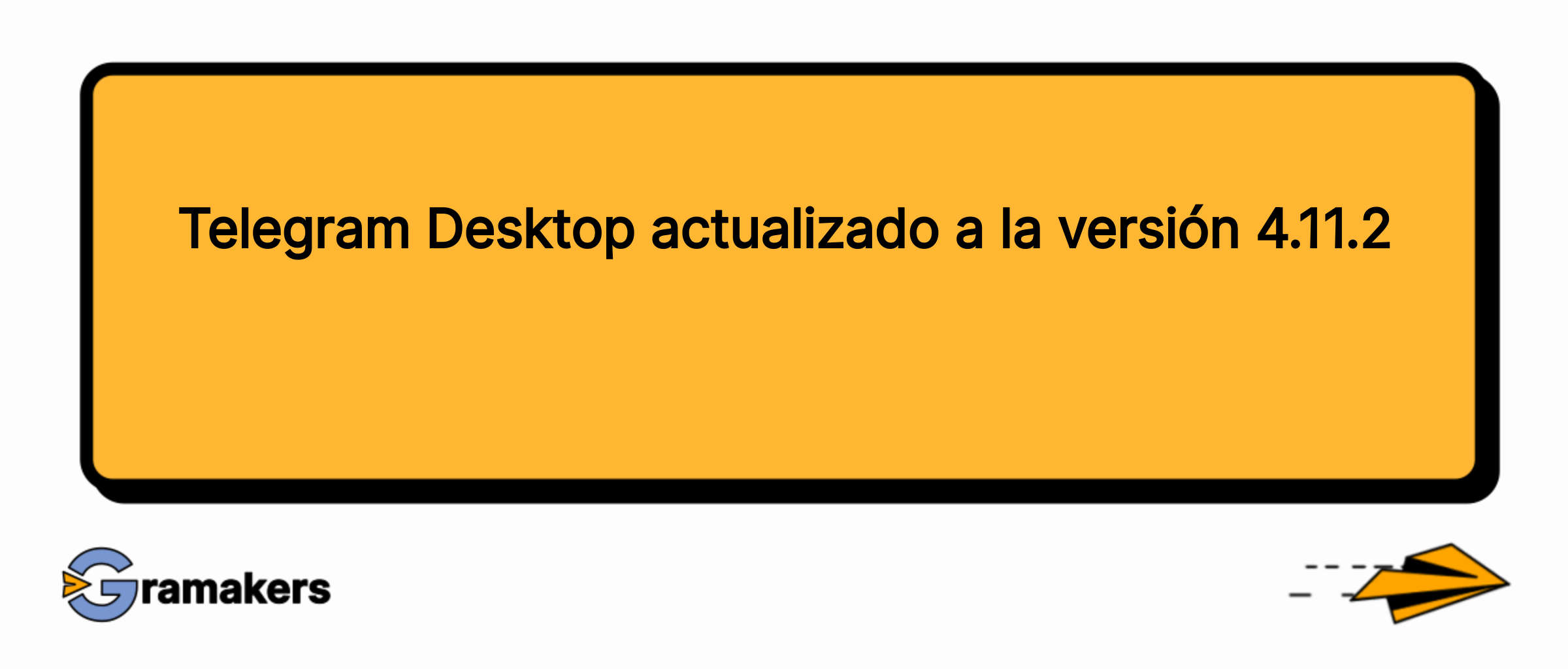Telegram Desktop actualizado a la versión 4.11.2