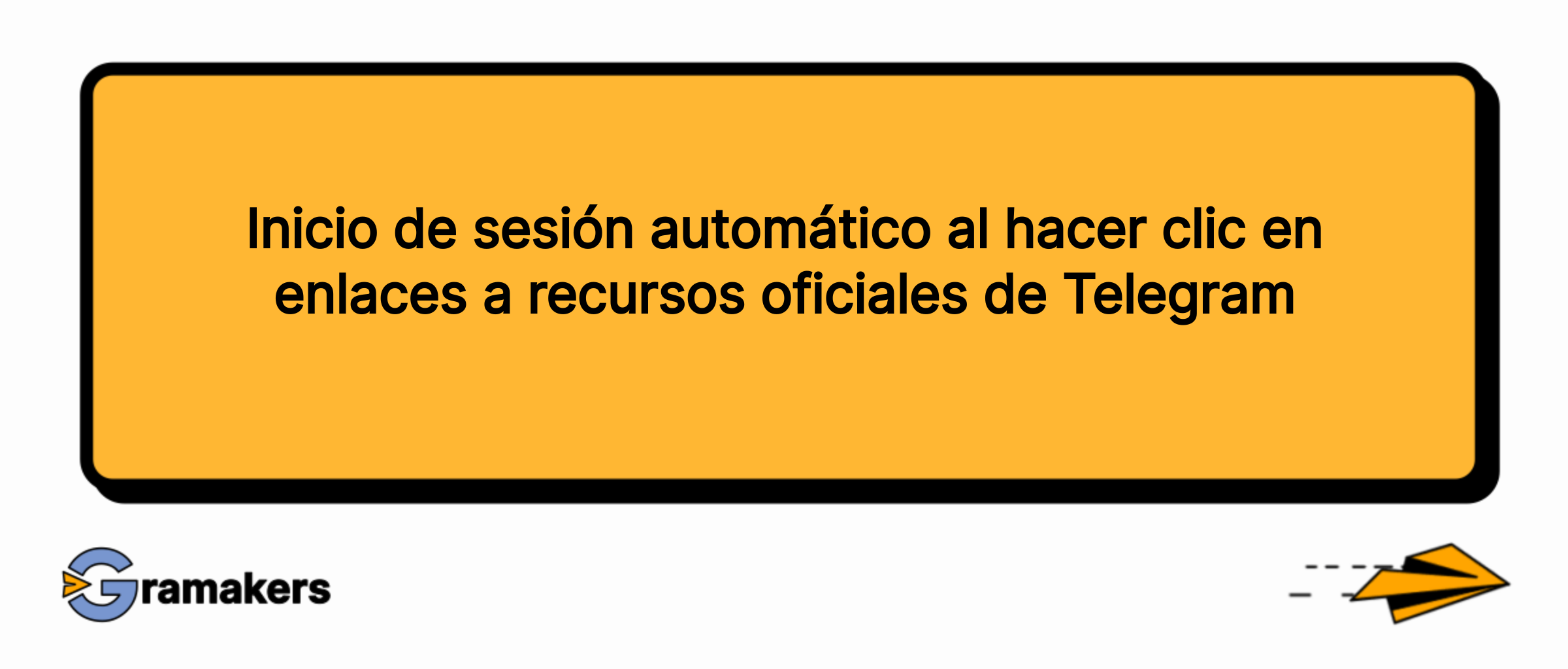 Inicio de sesión automático al hacer clic en enlaces a recursos oficiales de Telegram