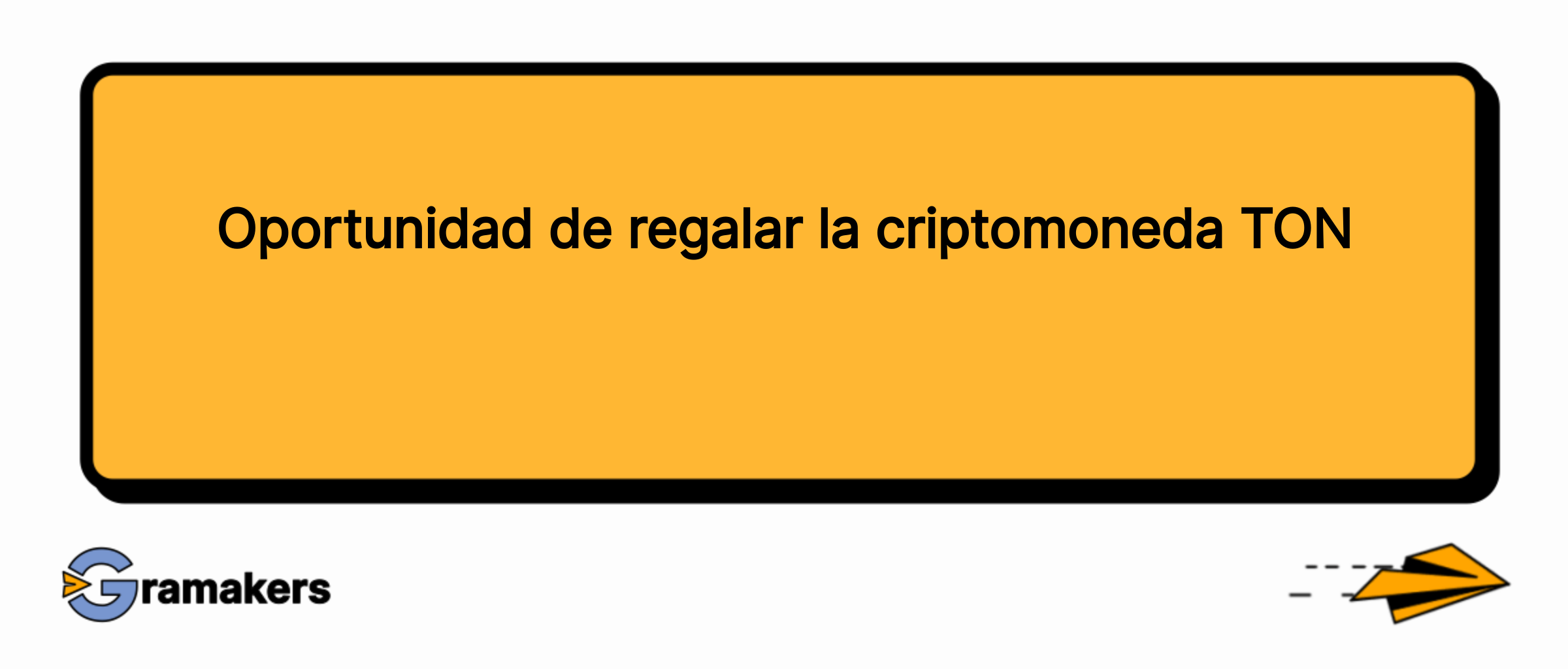 Oportunidad de regalar la criptomoneda TON