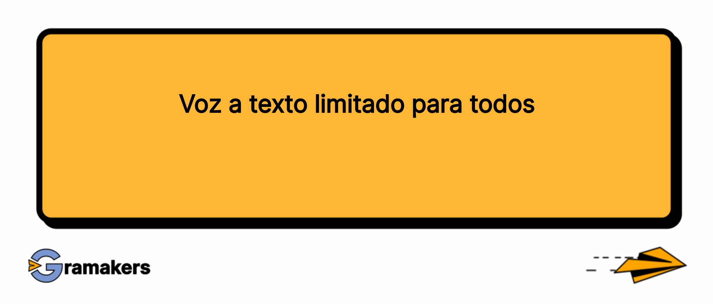 Voz a texto limitado para todos