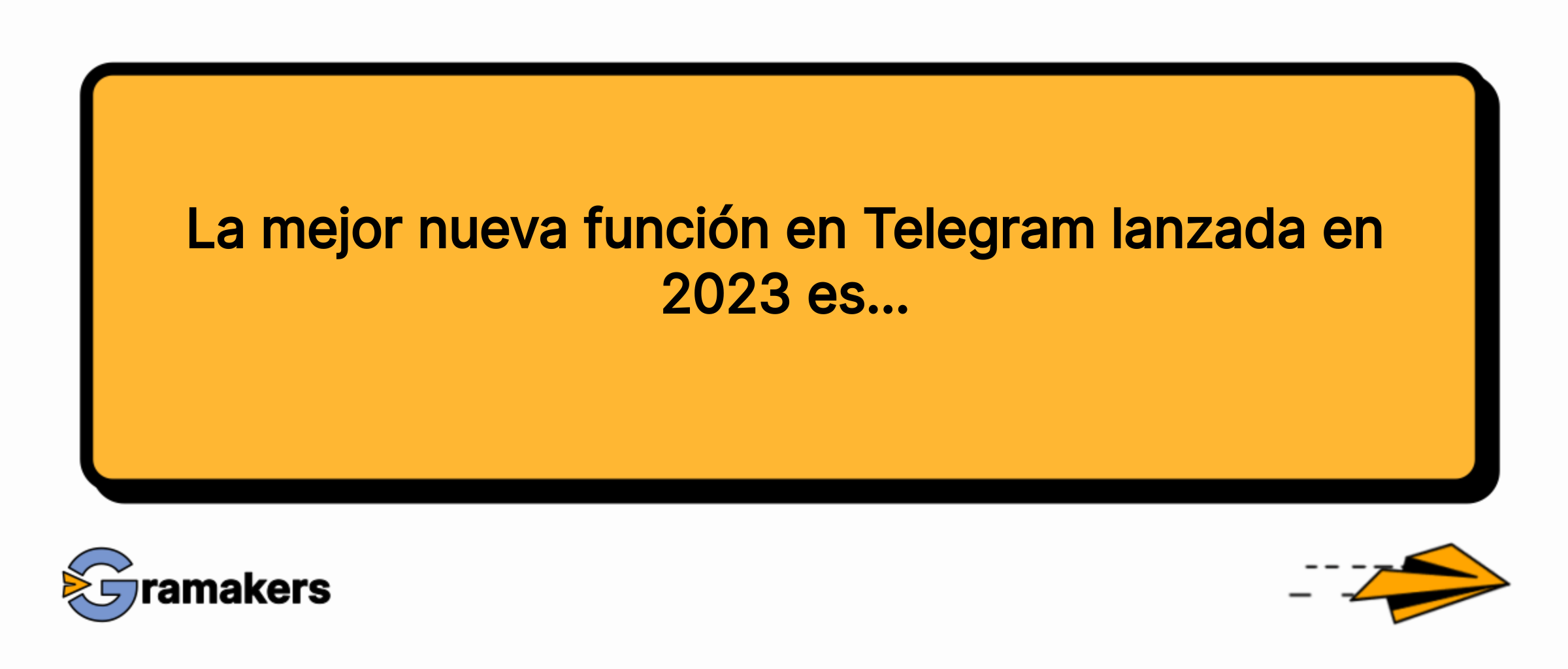 La mejor nueva función en Telegram lanzada en 2023 es...