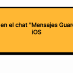 Etiquetas en el chat "Mensajes Guardados" en iOS