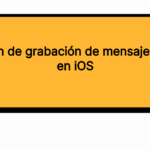 Corrección de grabación de mensajes de video en iOS