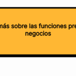 Descubre más sobre las funciones premium para negocios