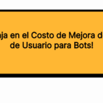 ¡Gran Rebaja en el Costo de Mejora de Nombres de Usuario para Bots!