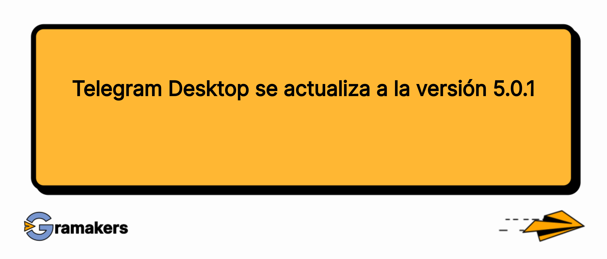 Telegram Desktop se actualiza a la versión 5.0.1