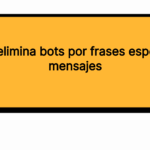Telegram elimina bots por frases específicas en mensajes