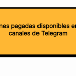Publicaciones pagadas disponibles en todos los canales de Telegram