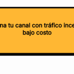 Promociona tu canal con tráfico incentivado a bajo costo