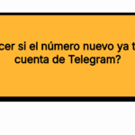 ¿Qué hacer si el número nuevo ya tiene una cuenta de Telegram?
